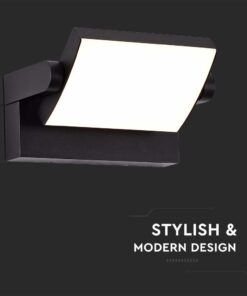 LED Επιτοίχιο Φωτιστικό Εξωτερικού Χώρου Περιστρεφόμενο Μαύρο 17W IP65 Θερμό 3000K V-TAC – 2936