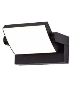 LED Επιτοίχιο Φωτιστικό Εξωτερικού Χώρου Περιστρεφόμενο Μαύρο 17W IP65 Θερμό 3000K V-TAC – 2936