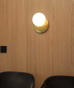 IDEAL LUX Απλίκα Τοίχου NINFEA 1xGX53 Χρυσού Χρώματος – 293646