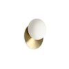 IDEAL LUX Απλίκα Τοίχου NINFEA 1xGX53 Χρυσού Χρώματος – 293646
