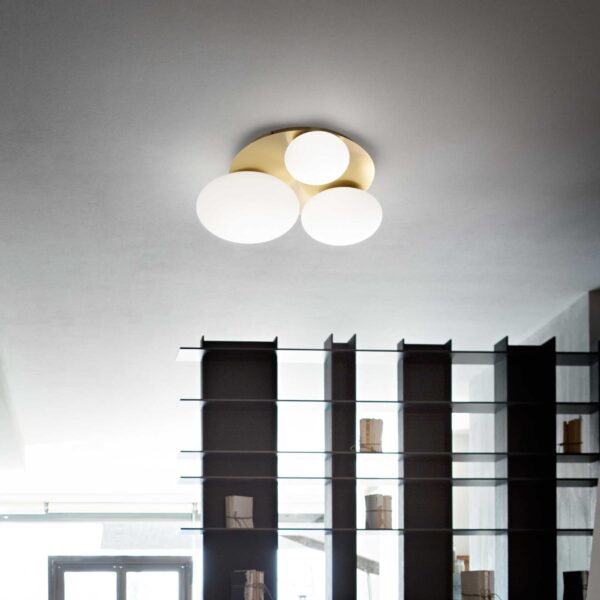 IDEAL LUX Φωτιστικό Οροφής NINFEA 3xGX53 Λευκού Χρώματος – 306964