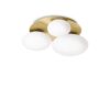 IDEAL LUX Φωτιστικό Οροφής NINFEA 3xGX53 Χρυσού Χρώματος – 293660