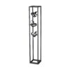 IDEAL LUX Φωτιστικό Δαπέδου AUDIO 3xGU10 Μαύρου Χρώματος – 293684