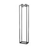 IDEAL LUX Φωτιστικό Δαπέδου AUDIO 2xGU10 Μαύρου Χρώματος – 293691