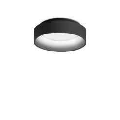IDEAL LUX  Φωτιστικό Οροφής LED 22W ZIGGY PL D30 Μαύρο 3000Κ Θερμό – 293769