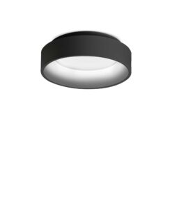 IDEAL LUX  Φωτιστικό Οροφής LED 22W ZIGGY PL D30 Μαύρο 3000Κ Θερμό – 293769
