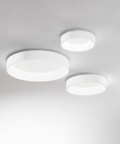 IDEAL LUX Φωτιστικό Οροφής LED 22W ZIGGY PL D30 Λευκό 3000Κ Θερμό – 293776