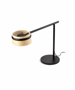 Faro Barcelona LOOP Επιτραπέζιο Φωτιστικό, Αφής, Step Dimmable, Χρώματος Ξύλου LED 2700K 6W – 29398