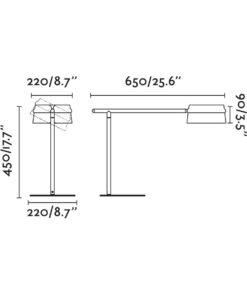 Faro Barcelona LOOP Επιτραπέζιο Φωτιστικό, Αφής, Step Dimmable, Χρώματος Ξύλου LED 2700K 6W – 29398