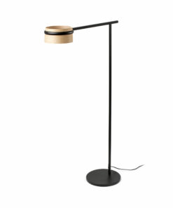 Faro Barcelona LOOP Επιδαπέδιο Φωτιστικό, Αφής, Step Dimmable, Χρώματος Ξύλου LED 2700K 6W – 29399