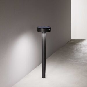 IDEAL LUX Ηλιακό Φωτιστικό Κήπου Καρφί ELON LED 2W 3000K 4000K 6500K Μαύρου Χρώματος IP55 – 294124