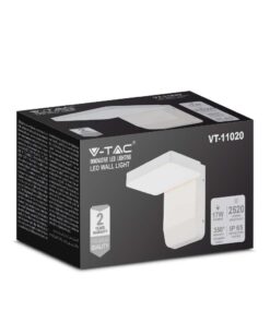 LED Επιτοίχιο Φωτιστικό Εξωτερικού Χώρου Περιστρεφόμενο Λευκό 17W IP65 Θερμό 3000K V-TAC – 2942