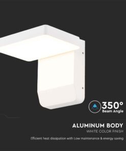 LED Επιτοίχιο Φωτιστικό Εξωτερικού Χώρου Περιστρεφόμενο Λευκό 17W IP65 Θερμό 3000K V-TAC – 2942