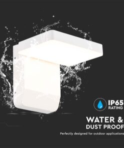 LED Επιτοίχιο Φωτιστικό Εξωτερικού Χώρου Περιστρεφόμενο Λευκό 17W IP65 Θερμό 3000K V-TAC – 2942