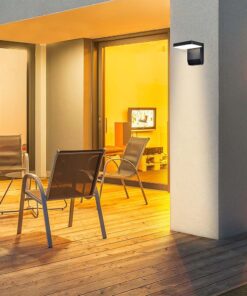 LED Επιτοίχιο Φωτιστικό Εξωτερικού Χώρου Περιστρεφόμενο Μαύρο 17W IP65 Θερμό 3000K V-TAC – 2944