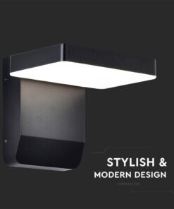 LED Επιτοίχιο Φωτιστικό Εξωτερικού Χώρου Περιστρεφόμενο Μαύρο 17W IP65 Θερμό 3000K V-TAC – 2944