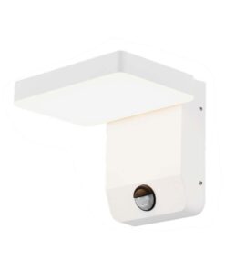 LED Επιτοίχιο Φωτιστικό Εξωτερικού Χώρου Περιστρεφόμενο Λευκό με Ανιχνευτή Κίνησης 17W IP65 Θερμό 3000K V-TAC – 2946