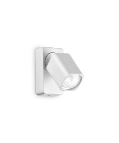 IDEAL LUX Επιτοίχιο Φωτιστικό RUDY 1XGU10 Λευκού Χρώματος – 294766