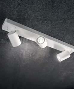 IDEAL LUX Φωτιστικό Οροφής RUDY 3xGU10 Λευκού Χρώματος – 294810