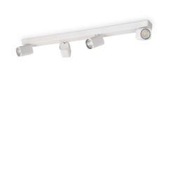 IDEAL LUX Φωτιστικό Οροφής RUDY 4xGU10 Λευκού Χρώματος – 294827
