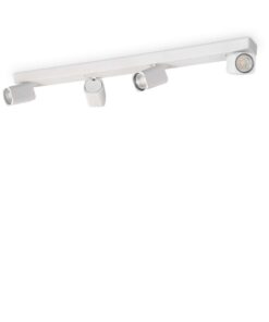 IDEAL LUX Φωτιστικό Οροφής RUDY 4xGU10 Λευκού Χρώματος – 294827
