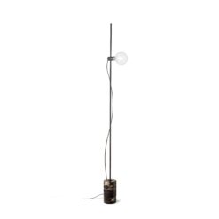 IDEAL LUX Φωτιστικό Δαπέδου EVA 1xE27 Μαύρου Χρώματος – 295213