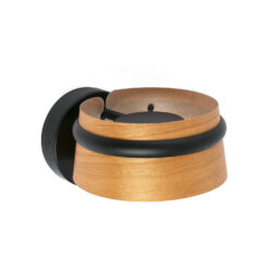 ΦΩΤΙΣΤΙΚΟ ΤΟΙΧΟΥ LOOP CHERRY WOOD ΜΑΥΡΟ FARO – 29565