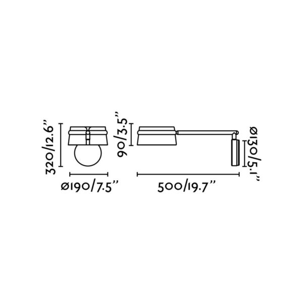 Faro Barcelona LOOP Επιτοίχιο Αρθρωτό Φωτιστικό, Step Dimmable, Ξύλινη Απόχρωση LED 6W 2700K – 29566