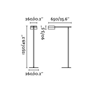 ΦΩΤΙΣΤΙΚΟ ΔΑΠΕΔΟΥ LOOP FLOOR ΜΑΥΡΟ                      FARO – 29569