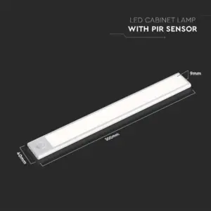 LED Φωτιστικό Πάγκου-Ντουλάπας 1.5W Λευκό με Ανιχνευτή Κίνησης 4000Κ Φυσικό V-TAC – 2958