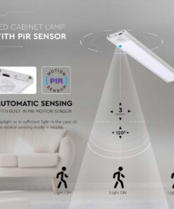 Επαναφορτιζόμενο Φωτιστικό Ντουλάπας LED με Αισθητήρα Κίνησης 2W 40cm Φυσικό 4000Κ Ασημί Σώμα V-TAC – 2962