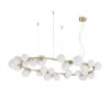 IDEAL LUX Κρεμαστό Φωτιστικό PERLAGE 30xG9 Χρυσού Χρώματος – 296746