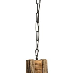 UT-8X8 1L ΔΟΚΑΡΙ WOOD-CHAIN ΚΡΕΜΑΣΤΟ ΧΩΝΕΥΤΑ ΝΤΟΥΙ Ε/27 Heronia – 31-1343