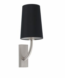 Faro Barcelona Φωτιστικό Τοίχου Μαύρο 1xE27 – 29680-21