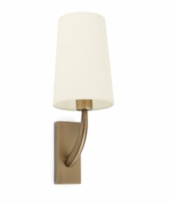 Faro Barcelona Φωτιστικό Τοίχου Χρυσό με Μεζ Αμπαζούρ – 29681-20