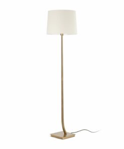 REM BRONZE FLOOR LAMP BEIGE LAMPSHADE             FARO – 29687-08