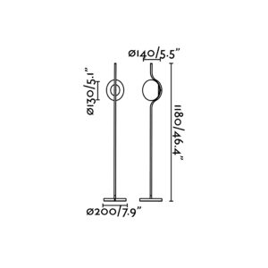 ΦΩΤΙΣΤΙΚΟ ΔΑΠΕΔΟΥ LE VITA ΧΡΥΣΟ ΜΕ ΡΥΘΜΙΣΗ   6W 2700K         FARO – 29693D