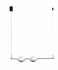 Φωτιστικό Κρεμαστό Ράγα Faro Le Vita Μαύρο Ματ 13W 2700K FARO – 29696