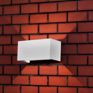 LED απλίκα 24W ορθογώνια με λευκό σώμα 4000K φυσικό λευκό IP65 V-TAC – 2976