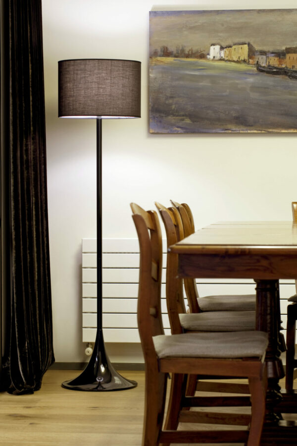 BLACK FLOOR LAMP 1 X E27 60W                      FARO – 29764