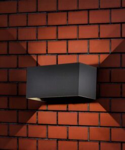 LED απλίκα 24W ορθογώνια με γκρι σώμα 4000K φυσικό λευκό IP65 V-TAC – 2980