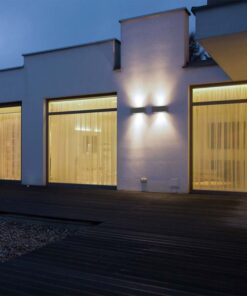 LED απλίκα 24W ορθογώνια με γκρι σώμα 3000K θερμό λευκό IP65 V-TAC – 2979