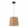STOOD PENDANT LAMP 1XE27 NEGRO + WOOD MAX 20W     FARO – 29848
