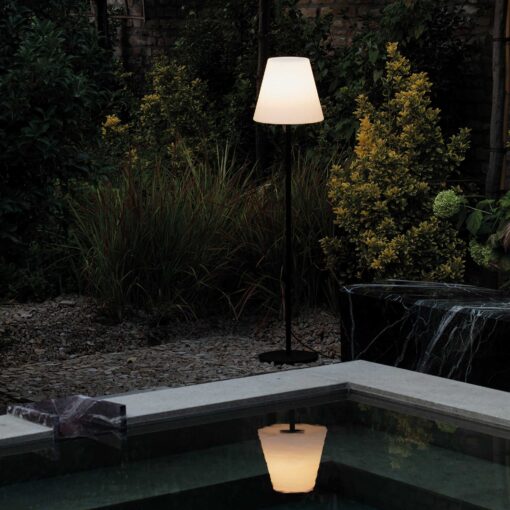 IDEAL LUX Επιτραπέζιο Φωτιστικό ARGO 1xE27 IP65 Μαύρου Χρώματος – 298610