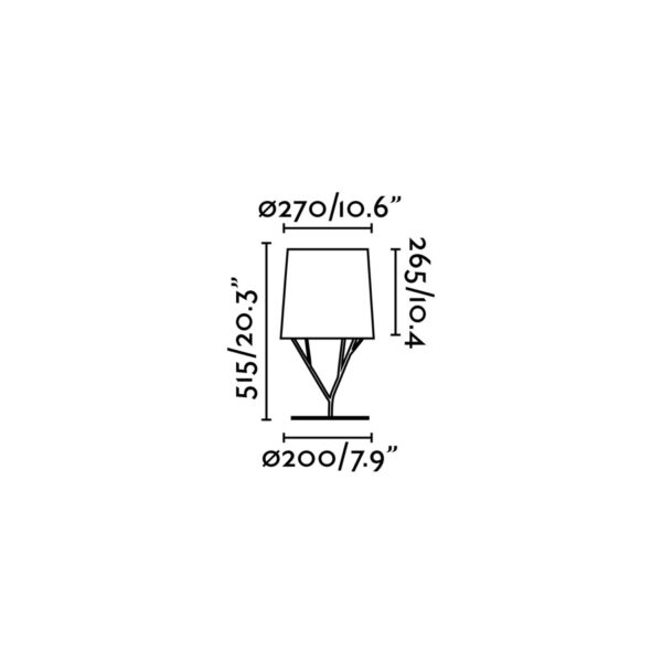ΕΠΙΤΡΑΠΕΖΙΟ ΦΩΤΙΣΤΙΚΟ TREE ΛΕΥΚΟ                 FARO – 29867