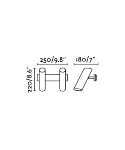Faro Barcelona Φωτιστικό Σποτ LINK Λευκό 2XGU10 – 29875