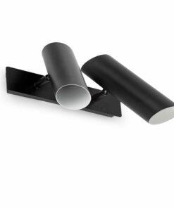 LINK BLACK WALL LAMP 2 X GU10 11W FARO – 29876