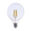 LED Λάμπα E27 G125 4W  Filament V-TAC 840lm Φυσικό 4000K – 2993