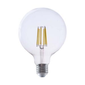 LED Λάμπα E27 G125 4W  Filament V-TAC 840lm Φυσικό 4000K – 2993