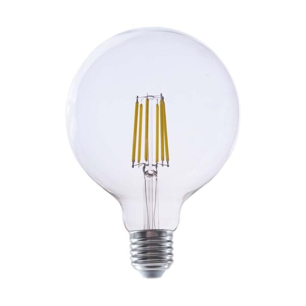 LED Λάμπα E27 G125 4W  Filament V-TAC 840lm Φυσικό 4000K – 2993